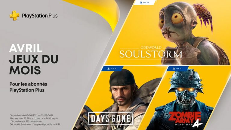 Les jeux PlayStation Plus d&rsquo;avril 2021