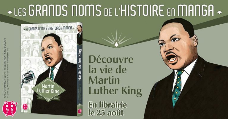 Martin Luther King en manga bientôt chez nobi nobi!