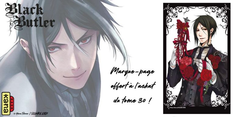 Kana vous offre des marque-pages Black Butler
