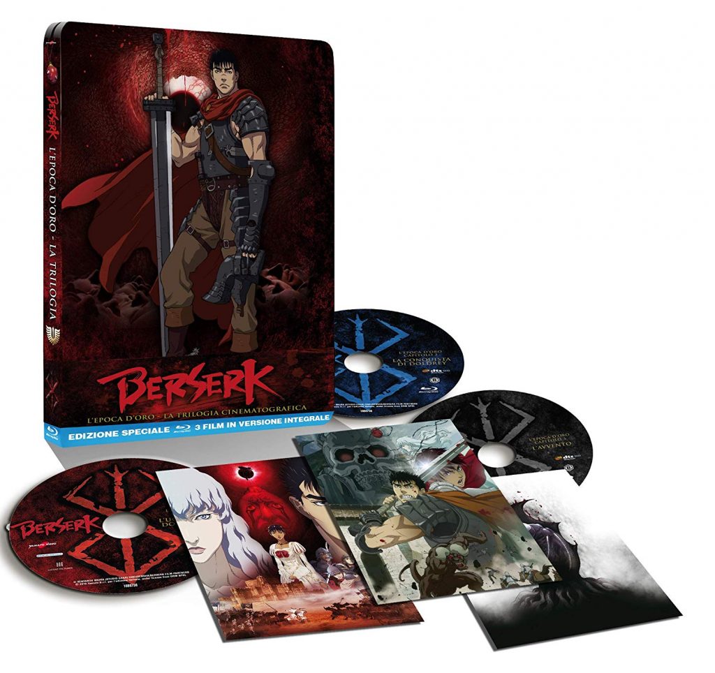 Berserk La Trilogie Steelbook Bluray Breakforbuzz