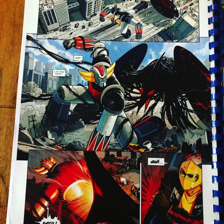 Découvrez la couverture définitive de Goldorak chez Kana Classics