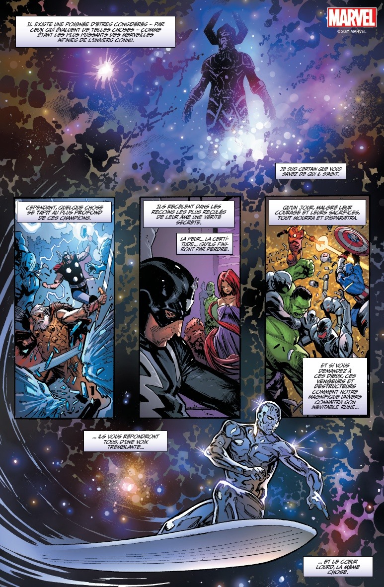 Extrait Du Comics Thanos Thanos Gagne Chez Panini Comics Breakforbuzz