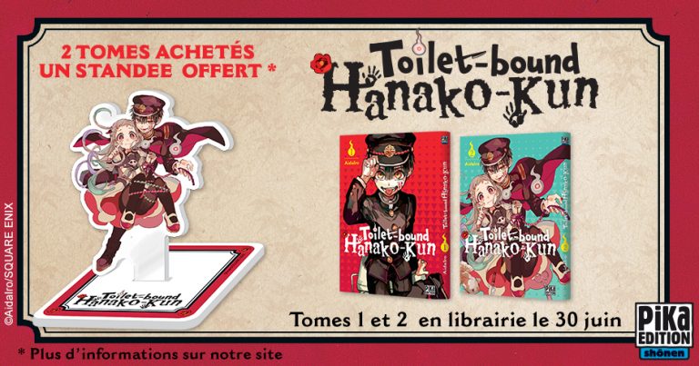 Le manga Toilet-Bound Hanako-kun arrive en librairie avec une surprise !!!