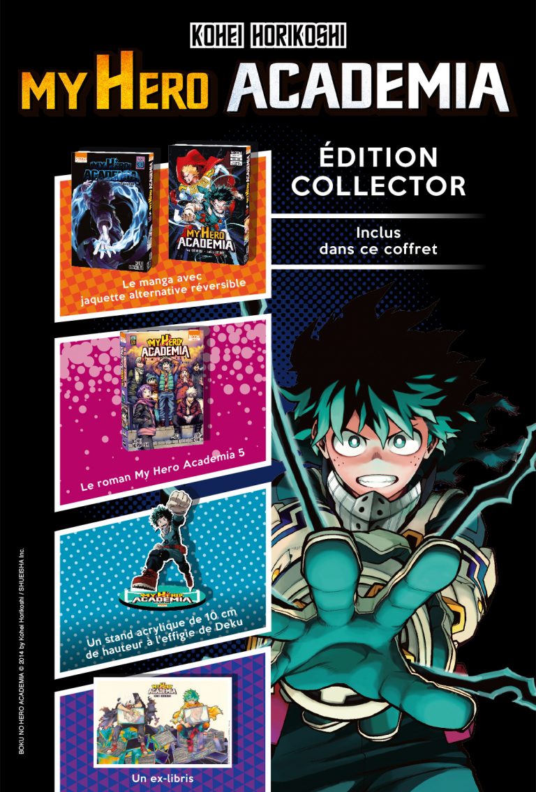 Nouveau coffret collector pour le tome 30 de « My Hero Academia » !