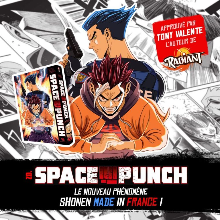 Le manga « shônen made in France »: Space Punch, arrive chez Ankama
