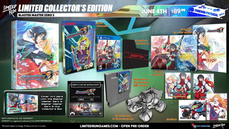Blaster Master Zero 3 – édition collector Limited Run Games