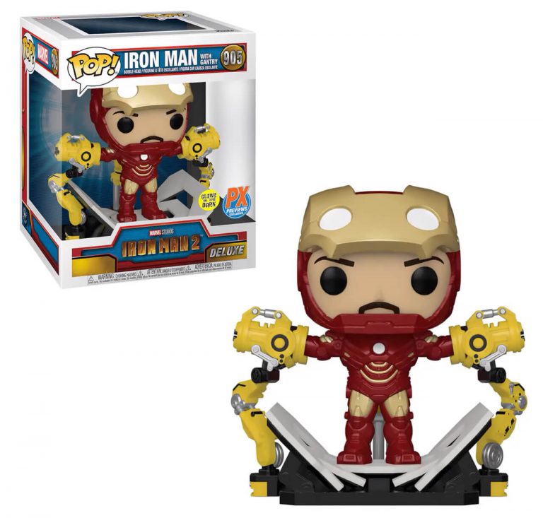 Figurine Funko Pop! Iron Man Mark IV avec le Gantry EXC