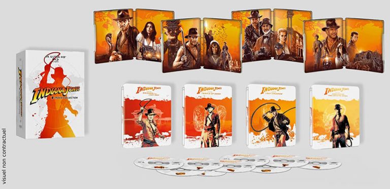 Indiana Jones – Coffret steelbook 4K