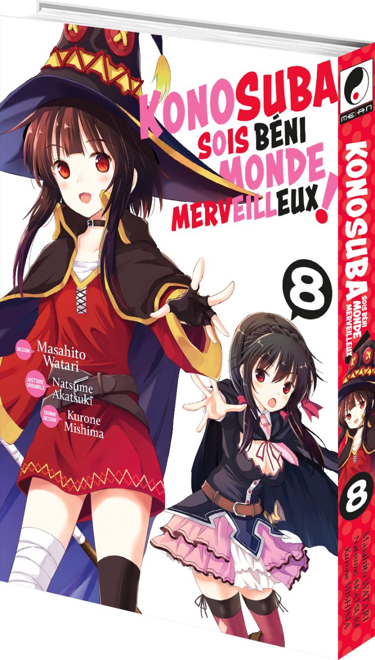 3 tomes du manga Konosuba : Sois Béni Monde Merveilleux, arrivent bientôt !!