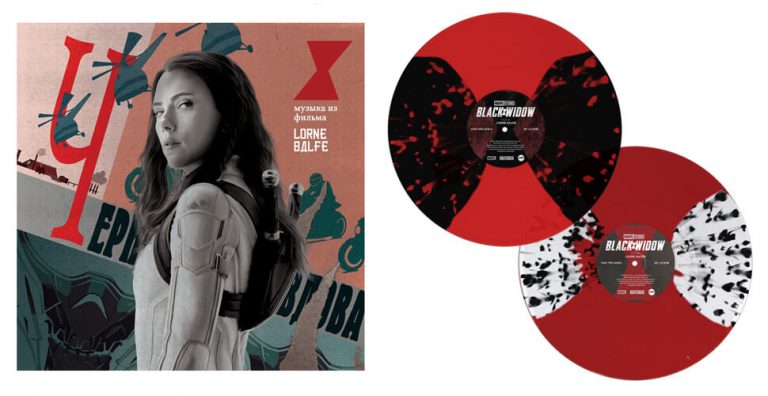 Bande originale Black Widow en double vinyle coloré