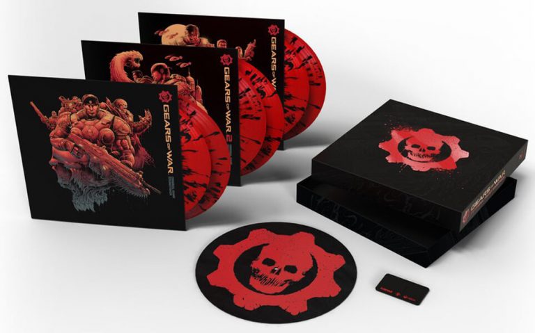 Gears of War : bande originale de la trilogie – Coffret 6 vinyles colorés