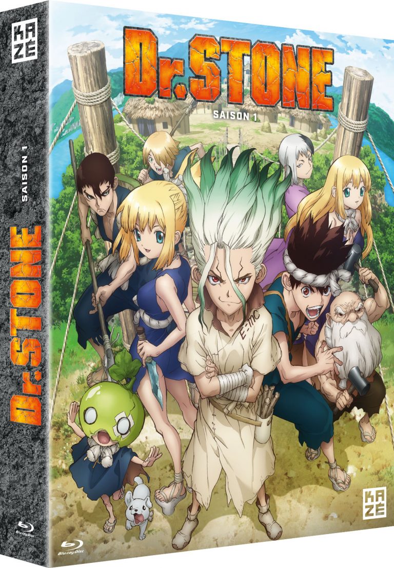 Dr. STONE disponible en DVD et Blu-ray et cet automne en collector