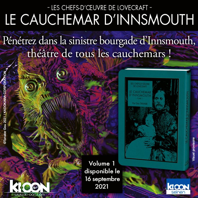 Gou TANABE revient avec « Le Cauchemar d’Innsmouth » chez Ki-oon