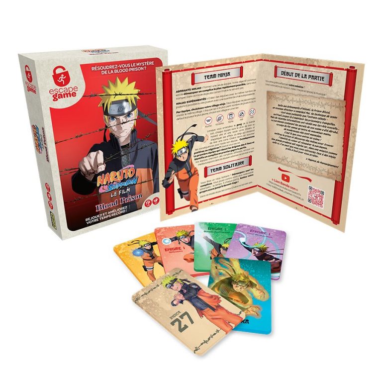 Naruto Blood Prison, un escape game proposé par Kana !