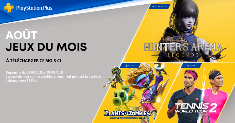 Les jeux PlayStation Plus d&rsquo;août 2021