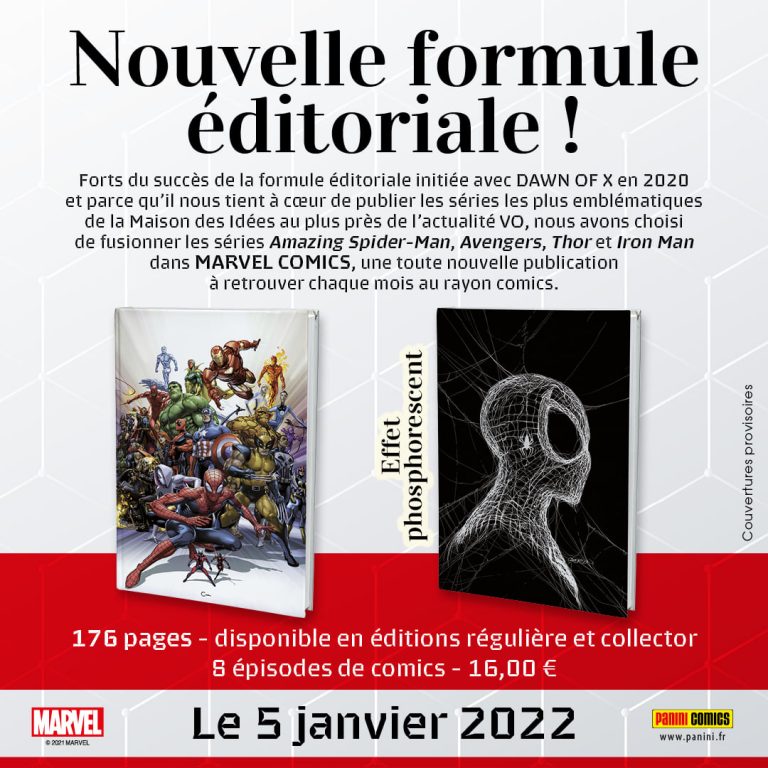 Nouvelle formule éditoriale chez Panini Comics !!