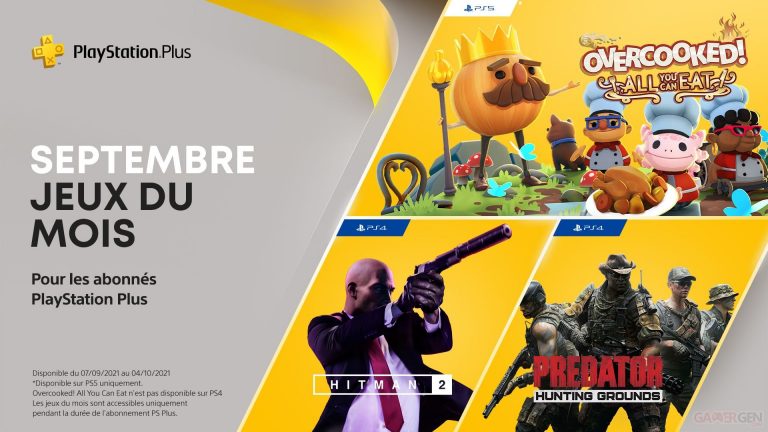 Les jeux PlayStation Plus de septembre 2021