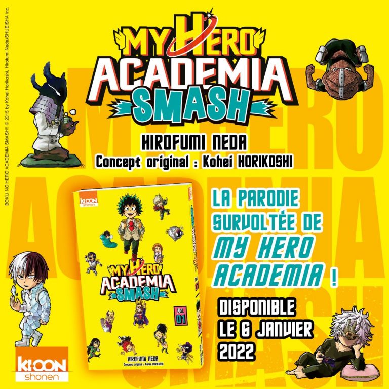 My Hero Academia Smash – La parodie survoltée de MHA !
