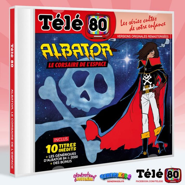 Albator, le corsaire de l’espace arrive en CD chez Télé 80