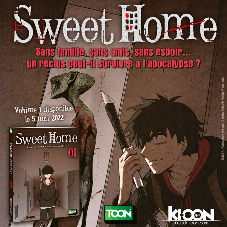 Les éditions Ki-oon annoncent le titre Sweet Home !