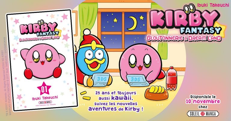 Kirby Fantasy – Gloutonnerie À Dream Land, est maintenant disponible en librairie !