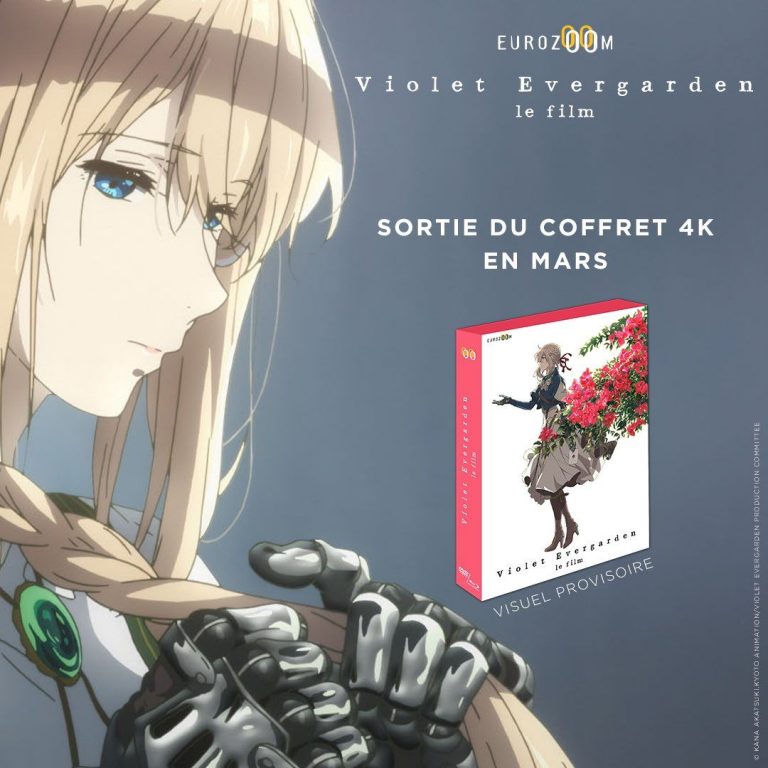 Le film Violet Evergarden bientôt en coffret collector chez Eurozoom