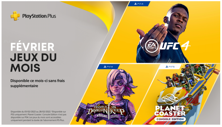 Les jeux PlayStation Plus de février 2022