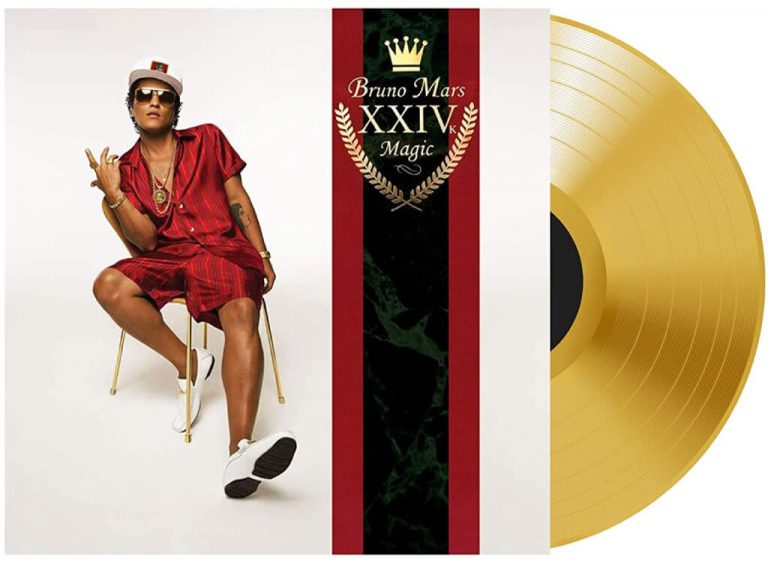 Bruno Mars – 24K Magic – Edition Limitée 5ème Anniversaire Vinyle Or