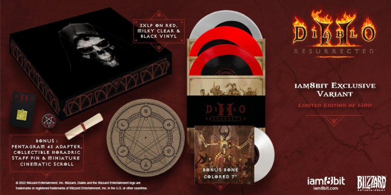 Bande originale Diablo II : Resurrected – coffret Deluxe triple vinyle colorés