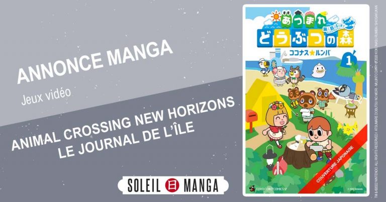 Le manga Animal Crossing : New Horizons chez Soleil Manga