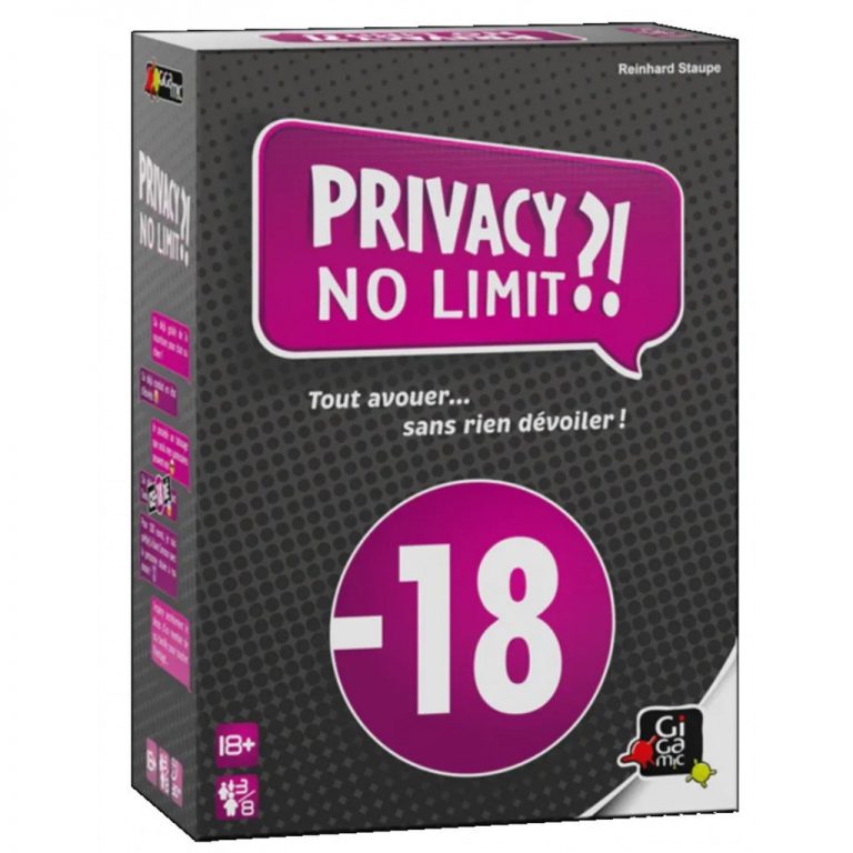 Privacy No Limit (Éditeur Gigamic)