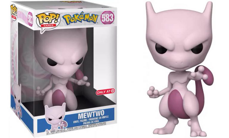 Figurine Funko Pop Jumbo Pokémon Mewtwo
