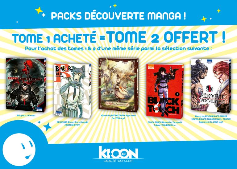Les packs découverte mangas Ki-oon 2022 !