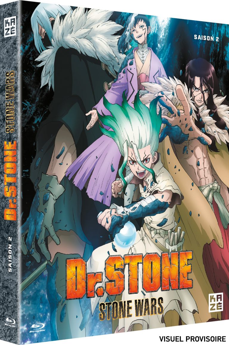 La saison 2 de Dr. STONE en DVD et Blu-ray chez Kazé