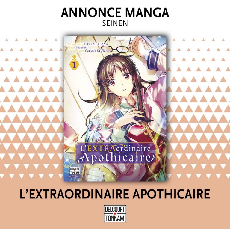 Avis manga – L&rsquo;EXTRAordinaire Apothicaire (tome 1)