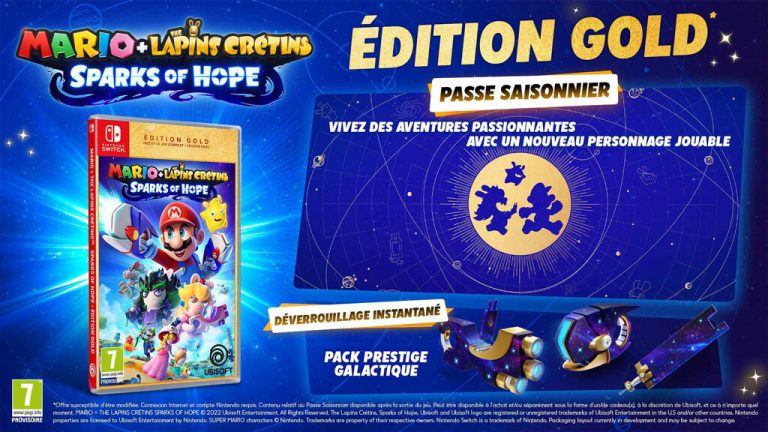 Mario + The Lapins Crétins : Sparks of Hope – Edition Gold
