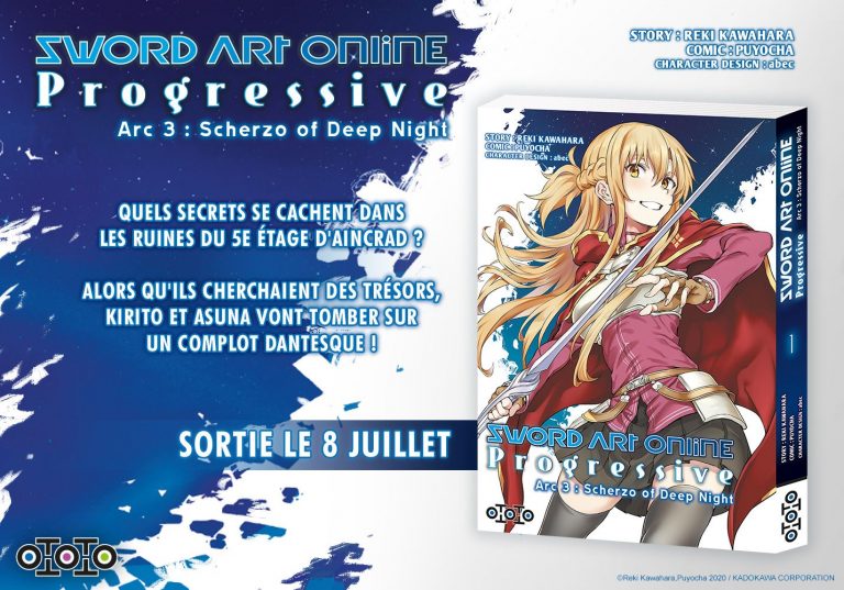 Le manga Sword Art Online Progressive aux éditions Ototo