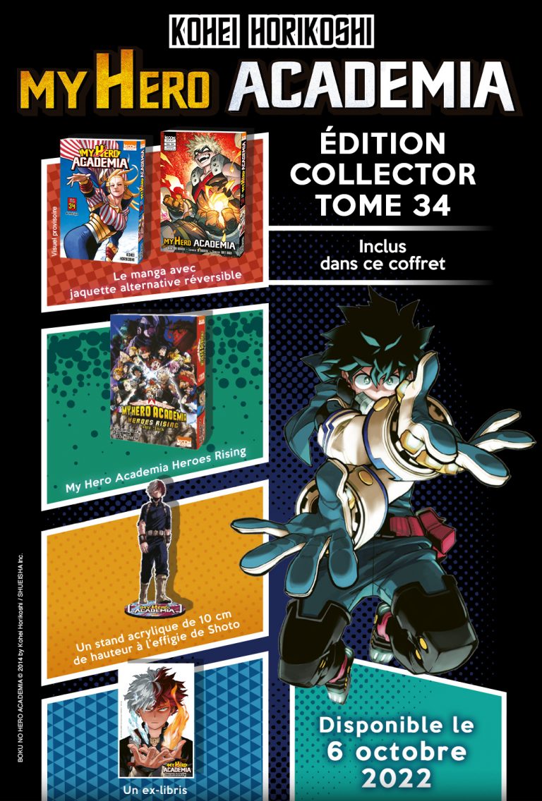 My Hero Academia tome 34 édition collector : le contenu !