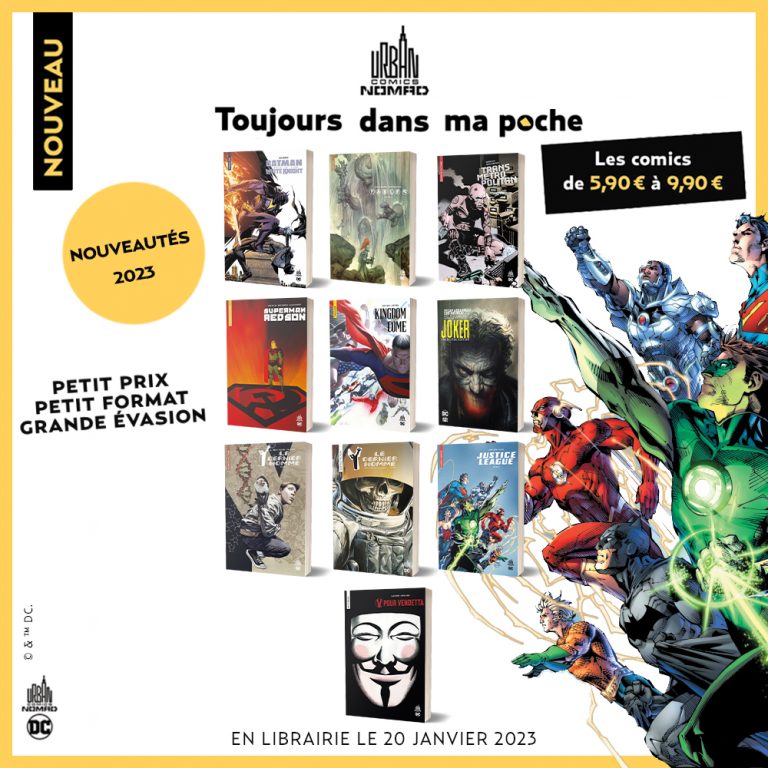 Urban comics dévoile les prochains titres de la collection Nomad