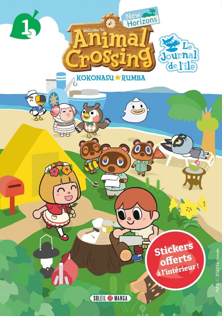 Le manga Animal Crossing – New Horizon est dispo aux éditions Soleil !