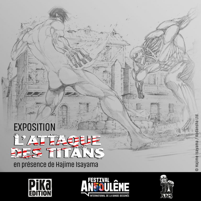 L&rsquo;Attaque des Titans au Festival de BD de Angoulême