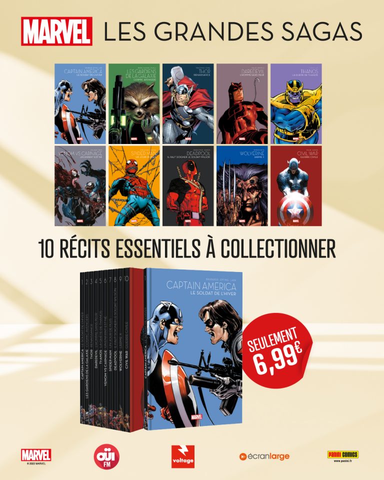 Marvel (Les grandes sagas) – La collection de comics à 6.99€ de chez Panini comics !