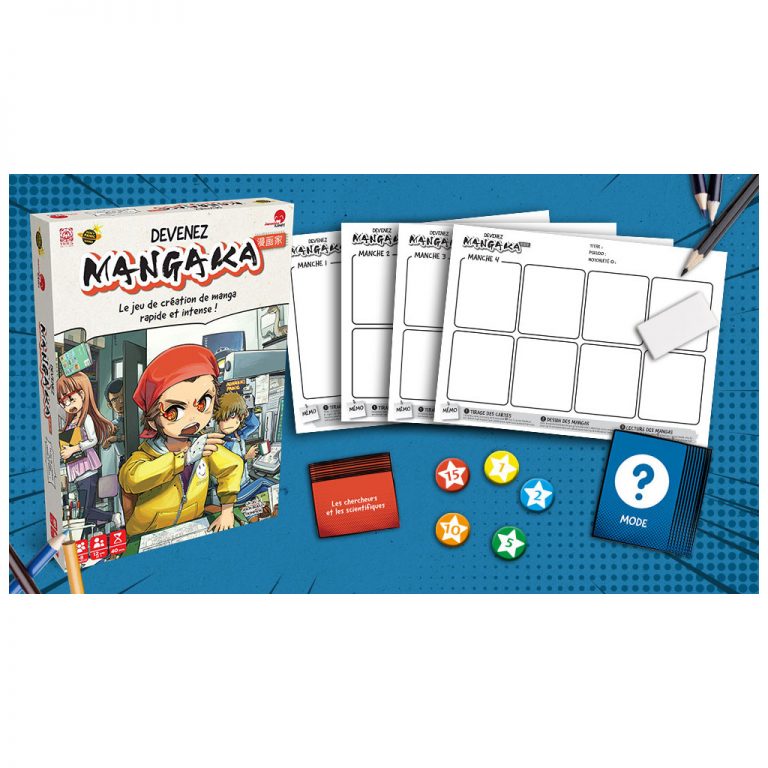 Devenez un Mangaka : le jeu société de création de manga dès le 9 novembre