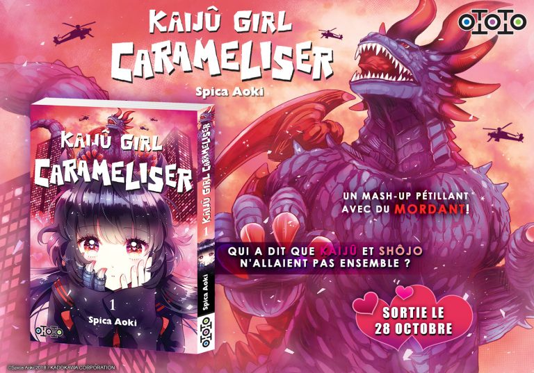 Le manga Kaijû Girl Carameliser aux éditions Ototo