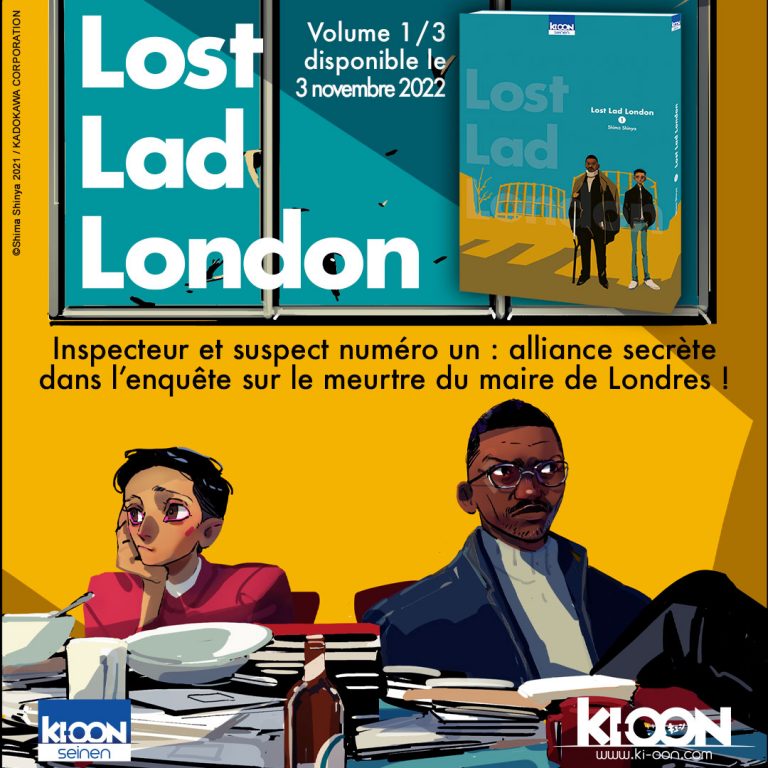 Un extrait pour le manga « Lost Lad London » !