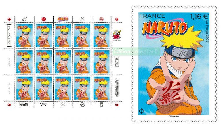 Timbre édition spéciale Naruto