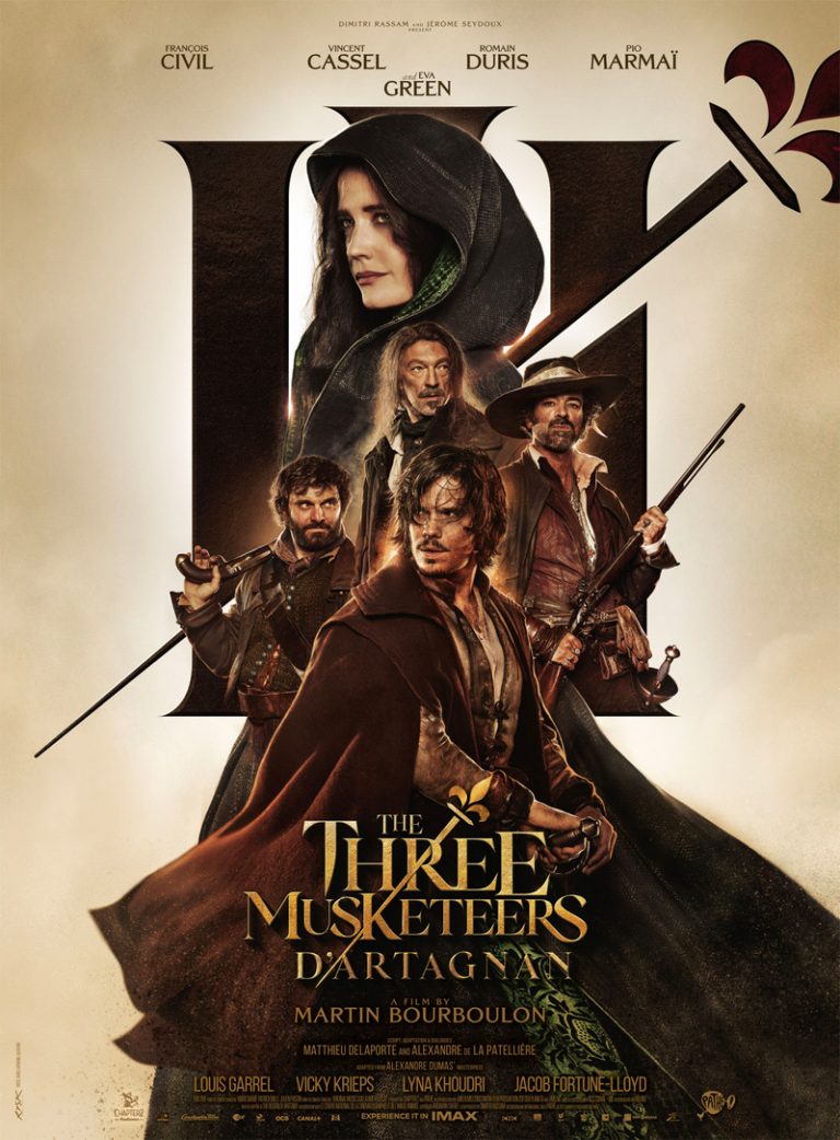 D’ARTAGNAN : découvrez la bande-annonce de l’adaptation française des TROIS MOUSQUETAIRES avec Eva Green et Vincent Cassel
