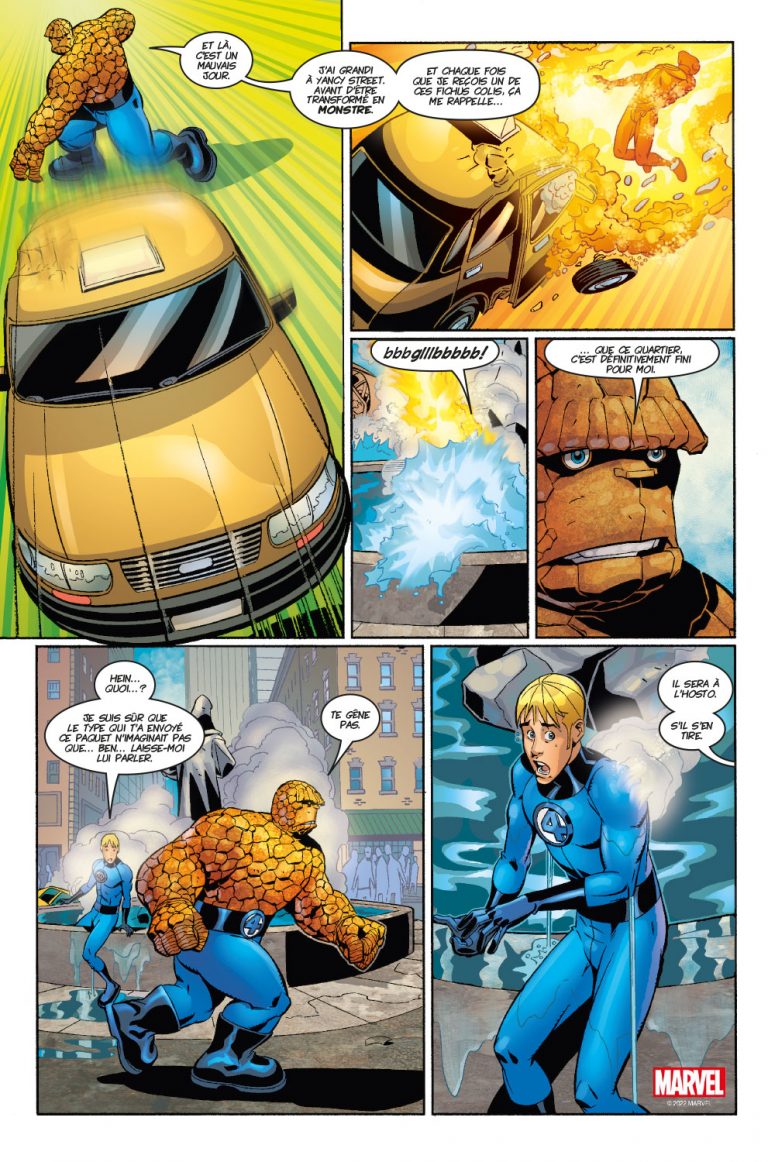 Extrait De L Omnibus Fantastic Four De Mark Waid And Mike Wieringo Breakforbuzz