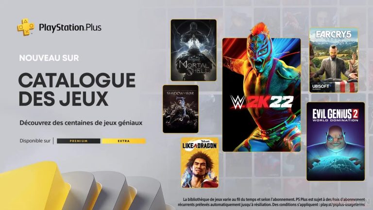 Les jeux du catalogue PlayStation Plus Extra et Premium de décembre 2022