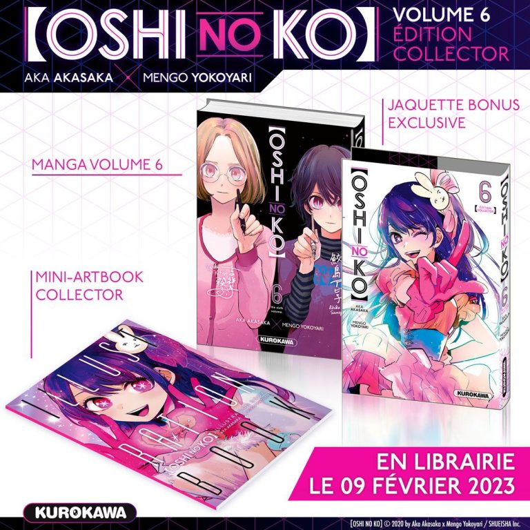 Une édition collector pour le tome 6 du manga Oshi no Ko